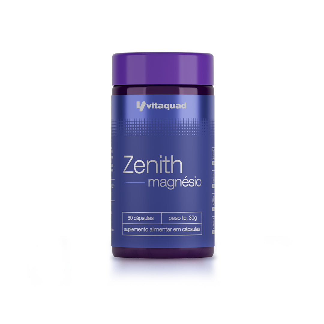 Zenith Magnésio - 60 Cápsulas | Vitaquad