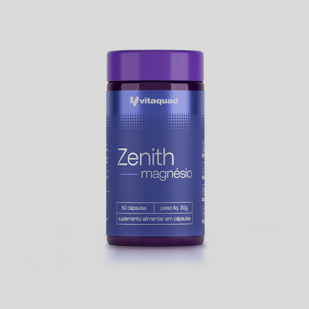 Zenith Magnésio - 60 Cápsulas | Vitaquad
