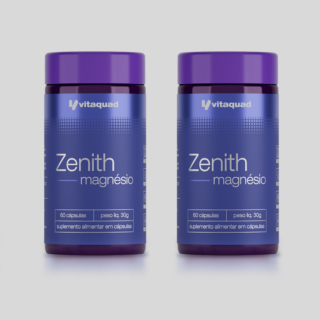 Zenith Magnésio - 60 Cápsulas | Vitaquad