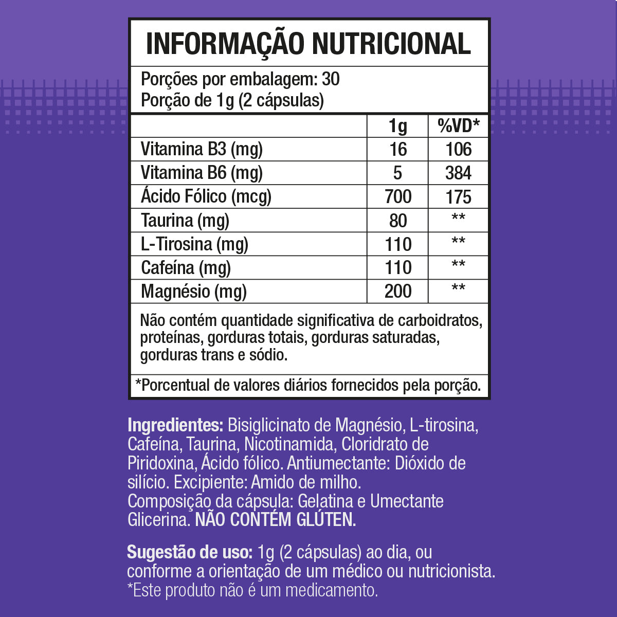 Zenith Magnésio - 180 Cápsulas | Vitaquad