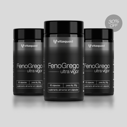 FenoGrego Ultra Vigor - 180 Cápsulas | Vitaquad
